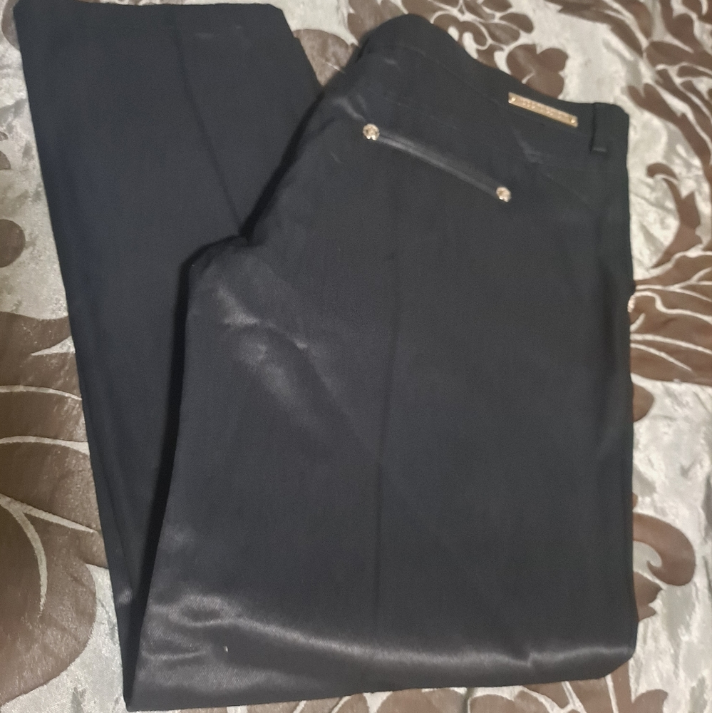 Roberto Cavalli Black Womens Dress Pants